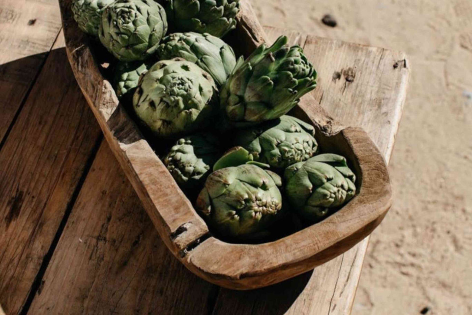 <p><strong>There&rsquo;s a quiet beauty in simplicity.</strong> A handful of fresh artichokes, placed in a weathered wooden bowl, captures the essence of slow living, honest, pure and deeply connected to nature. Sometimes, it&rsquo;s the simplest things that bring the richest feeling of home.</p>