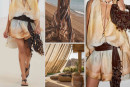 <p>From <strong>desert sands</strong> to ocean tides, golden, grounded, alive. 🌾By Les Couleurs de marrakech</p>