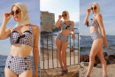 <p data-start="112" data-end="158"><strong data-start="112" data-end="156">🌞 Timeless Summer Vibes</strong></p>
<p data-start="160" data-end="403">Step back in time with effortless Riviera glamour. ✨ A white head scarf, chic sunglasses, and a retro checkered bikini complete the look &mdash; playful, stylish, and unmistakably vintage. Perfect for sun-soaked days and timeless holiday memories.</p>
<p data-start="405" data-end="515">✨ <strong data-start="407" data-end="425">Style Insight:</strong> Accessorize with minimal gold jewelry or a woven bag to elevate your retro summer look.</p>
<p data-start="517" data-end="605">#RivieraRetro #RetroSummer #VintageVibes #cotedazur #LesCouleursDuMonde #TimelessStyle #SunKissed</p>