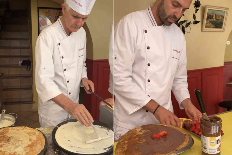 <p data-start="126" data-end="164"><strong data-start="126" data-end="162">🥞 Sweet Moments in Saint-Tropez&nbsp;</strong></p>
<p data-start="166" data-end="429">Stroll through the charming streets of Saint-Tropez and let the delicious aroma of freshly made cr&ecirc;pes at <strong data-start="272" data-end="296">Cr&ecirc;perie Gourmandise</strong> tempt you. From sweet treats with pistachio or Gu&eacute;rande caramel to savory cr&ecirc;pes and waffles, there&rsquo;s something for every craving.</p>
<p data-start="431" data-end="595">Perfect for a quick stop while exploring the town or just to treat yourself. Don&rsquo;t forget your camera&mdash;both the cr&ecirc;pes and the cozy atmosphere are picture-perfect!</p>
<p data-start="597" data-end="685">📍 <strong data-start="600" data-end="612">Address:</strong> 14/16 Rue des Remparts, Saint-Tropez<br data-start="649" data-end="652"><br></p>
<p data-start="687" data-end="777">✨ Tip: try the iconic <strong data-start="709" data-end="732">Grand Marnier cr&ecirc;pe</strong> &ndash; a local favorite you won&rsquo;t want to miss!</p>
<p data-start="779" data-end="879">#SaintTropezEats #CreperieGourmandise #SweetEscape #TravelAndTaste #FoodLovers #LesCouleursDuMonde #cotedazur</p>