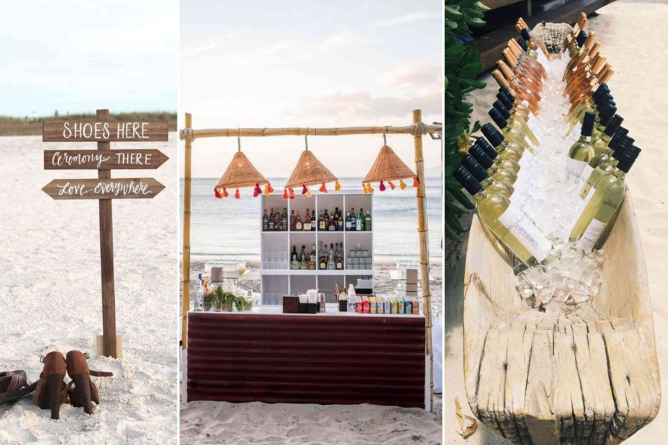 <p data-start="246" data-end="571">💍✨ <strong data-start="250" data-end="275">Beach wedding details</strong> ✨&nbsp;<br data-start="277" data-end="280">Sometimes it&rsquo;s the little touches that make your day unforgettable. Think wooden signposts to guide your guests, a bamboo bar for sunset drinks or even a carved tree trunk as a fun ice cooler. With just a few simple ideas, you can add personality and charm to your beach celebration. 🌊🌴</p>
<p data-start="573" data-end="634">What small detail would you love to see at a beach wedding?</p>
<p data-start="636" data-end="762">#LesCouleursDuMonde #WeddingInspiration #BeachWedding #BohoWedding #SimpleDetails #EventStyling #GlobalStyle #LoveAndDetails</p>