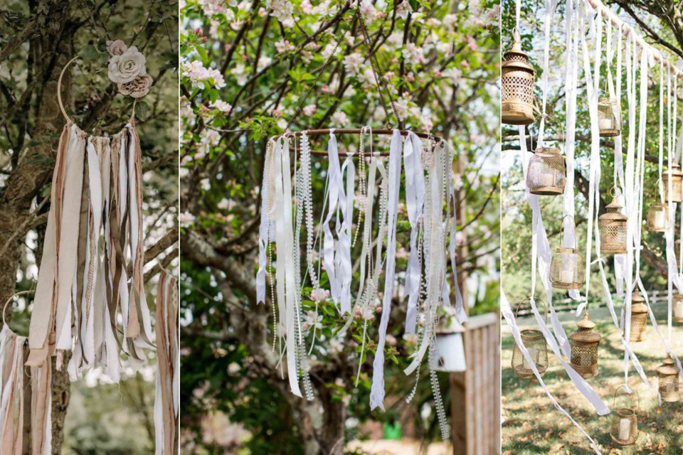 <p data-start="111" data-end="364">🤍 <strong data-start="114" data-end="142">Boho Wedding Inspiration&nbsp;</strong><br data-start="142" data-end="145">Sometimes it&rsquo;s the simple details that make a wedding feel magical. White ribbons flowing from a circle in a tree or tied around a lantern bring movement, softness and a dreamy boho touch to your outdoor setting. 🌿✨</p>
<p data-start="366" data-end="478">Tip: Mix ribbons of different lengths and textures for an romantic vibe that dances with the wind.</p>
<p data-start="480" data-end="585">#LesCouleursDuMonde #BohoWedding #WeddingInspo #OutdoorWedding&nbsp; #RomanticDetails #BohoStyle #GlobalStyle</p>