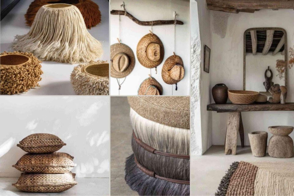 <p data-start="379" data-end="589"><strong>Simple materials, timeless craft.&nbsp;</strong><br data-start="412" data-end="415">Each piece &mdash; whether woven, carved or knotted &mdash; carries a touch of the maker&rsquo;s hand. Natural fibers and earthy textures create warmth that feels both grounded and worldly.&nbsp;</p>
<p data-start="591" data-end="746"><strong data-start="591" data-end="599">Tip:</strong> Combine handcrafted baskets, woven cushions and wooden accents for a space that feels calm but full of life. Imperfection is part of the charm.</p>
<p data-start="748" data-end="873">#LesCouleursDuMonde #NomadesDuMonde #NaturalHome #HandcraftedDecor #BohemianLiving #EarthTones #WabiSabiStyle #GlobalDesign</p>