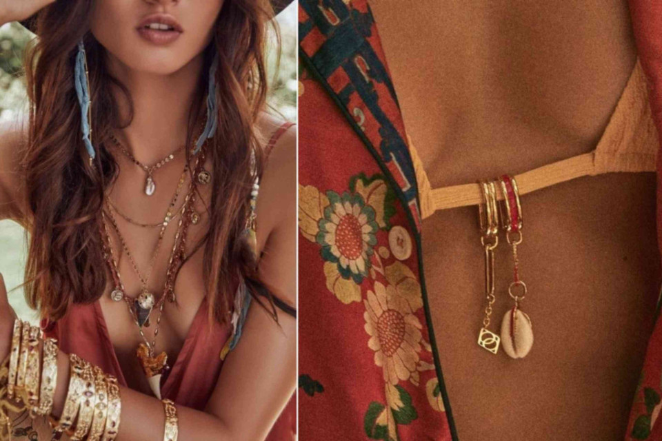 <p data-start="356" data-end="543">Layered jewelry, warm tones and playful details &mdash; that&rsquo;s <strong>the essence of bohemian styling</strong>. Mix gold with natural textures like shells, leather or fabric to keep it relaxed but refined.&nbsp;</p>
<p data-start="545" data-end="700"><strong data-start="545" data-end="560">Style note:</strong> Combine necklaces in different lengths for a rich, lived-in look.&nbsp; Don&rsquo;t worry about matching &mdash; the contrast is what makes it interesting.&nbsp;</p>
<p data-start="702" data-end="818">#LesCouleursDuMonde #LesCouleursBohemes #BohoStyle #LayeredJewelry #EffortlessChic #GoldAndShells #BohemianDetails</p>