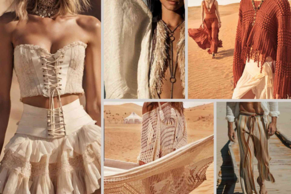 <p>When it comes to earthy tones, balance is key.&nbsp;Pair warm shades like sand or rust with cooler neutrals &mdash; grey, off-white or khaki the warmth of the&nbsp;<strong>desert palette</strong>&nbsp;&mdash; to keep your look modern and wearable.&nbsp;&nbsp;<strong data-start="349" data-end="366">Styling idea:</strong> Try layering light fabrics in different tones of beige and brown for depth. Finish with one strong accessory &mdash; a bold belt or textured jewelry &mdash; to pull it all together.&nbsp; #LesCouleursSauvages #LesCouleursDuMonde #StyleInBalance #EarthTones #NeutralLayers #EffortlessStyle #ModernBoho</p>