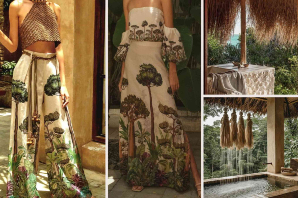 <p data-start="303" data-end="494">Nature-inspired prints bring depth and movement to your look.&nbsp;<br data-start="364" data-end="367">Earthy tones combined with rich greens create a grounded yet elegant effect &mdash; <strong>perfect for warm climates and relaxed settings</strong>.&nbsp;</p>
<p data-start="496" data-end="671"><strong data-start="496" data-end="514">Style insight:</strong> Large botanical prints work best on structured pieces like wide-leg pants or tailored dresses. Keep accessories simple &mdash; let the pattern speak for itself.&nbsp;</p>
<p data-start="673" data-end="785">#LesCouleursSauvages #LesCouleursDuMonde #JungleMood #NaturalElegance #BotanicalPrints #EarthTones #WildLuxury</p>