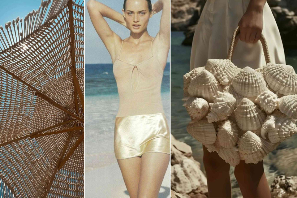 <p data-start="108" data-end="314">Soft sand tones, gentle shine and natural textures bring a calm yet refined look.&nbsp;<br data-start="190" data-end="193"><strong>The mix of matte materials</strong> with subtle metallics creates that&nbsp;<em data-start="266" data-end="280">Riviera glow</em> &mdash; fresh, elegant and timeless.&nbsp;</p>
<p data-start="316" data-end="472"><strong data-start="316" data-end="331">Style note:</strong> Combine silk or satin with raffia or lin en to balance sophistication with ease. Perfect for sun-drenched days and breezy coastal evenings.&nbsp;</p>
<p data-start="474" data-end="577">#LesCouleursDeLaRiviera #SummerGlow #NaturalLuxury #SatinAndSand #CoastalElegance #LesCouleursDuMonde</p>