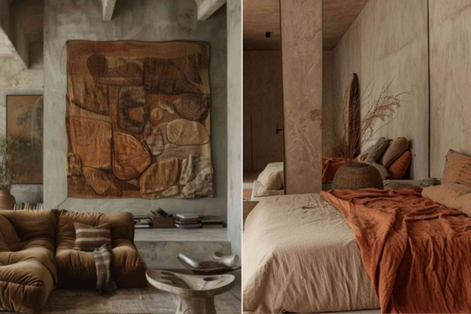 <h3 data-start="166" data-end="204">🧡&nbsp;<strong data-start="173" data-end="202">Earth Tones at Home&nbsp;</strong></h3>
<p data-start="205" data-end="440">There&rsquo;s something grounding about spaces that feel real &mdash; textured walls, soft light and materials that age beautifully. These tones &mdash; clay, rust, sand &mdash; bring.&nbsp;</p>
<p data-start="442" data-end="592">✨ <strong data-start="444" data-end="459">Style note:</strong> build calm through contrast &mdash; mix linen with leather, rough with refined. Keep the palette earthy and let texture do the talking.&nbsp;</p>
<p data-start="594" data-end="667">💭 What kind of space makes you feel at ease &mdash; minimal or full of life?&nbsp;</p>
<p data-start="669" data-end="792">#LesCouleursDuMonde #EarthTones #NaturalInteriors #WarmMinimalism #OrganicLiving #TexturedSpaces #ModernCraft #CalmDesign</p>