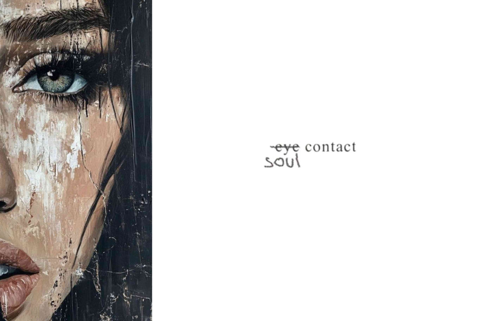 <p data-start="249" data-end="576"><strong data-start="252" data-end="336">The kind of art that speaks beyond what we see. </strong><br data-start="336" data-end="339">The texture, the unfinished edges, the intense gaze,  it’s a reminder that true connection isn’t just visual. It’s emotional, intuitive, something you feel rather than observe. Art has the power to reveal the layers we often keep hidden. </p>
<p data-start="578" data-end="757">✨ <strong data-start="580" data-end="596">Inspiration:</strong> surround yourself with pieces that move you. Artwork that makes you pause, think or feel something deeper can transform a space as much as any colour or object. </p>
<p data-start="759" data-end="859" data-is-last-node="" data-is-only-node="">#LesArtistesDuMonde #ArtInspiration #EmotionalArt #SoulfulDetails #CreativeExpression #ModernArtwork</p>