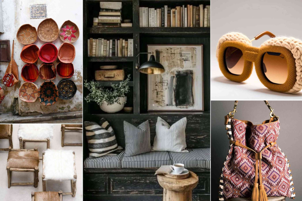 <p data-start="211" data-end="578"><strong data-start="214" data-end="309">Collected stories.&nbsp;</strong><br data-start="309" data-end="312">Handwoven baskets, patterned textiles, rustic wood, artisanal accessories and lived-in corners create a look that feels warm, soulful and authentically global. It&rsquo;s the beauty of pieces that carry culture, texture and tradition &mdash; each one telling where it came from.&nbsp;</p>
<p data-start="580" data-end="845">✨ <strong data-start="582" data-end="598">Inspiration:</strong> mix handcrafted items with natural materials to create a home that feels travelled and personal. Think woven details, earthy tones, vintage finds and textiles with character. A nomadic style grows as you discover &ndash; one meaningful piece at a time.&nbsp;</p>
<p data-start="847" data-end="956" data-is-last-node="" data-is-only-node="">#NomadesDuMonde #GlobalStyle #ArtisanalLiving #TravelInspired #Craftsmanship #WarmInteriors #CollectedStories</p>