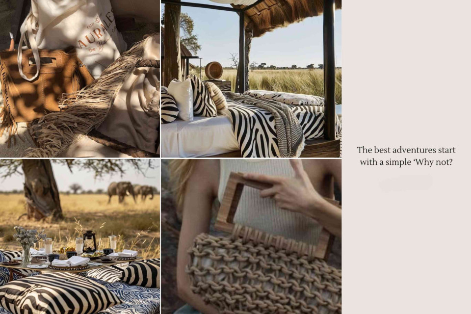 <p data-start="243" data-end="526"><strong data-start="245" data-end="398">Spirit of wandering &mdash; slow mornings, warm textures and open landscapes that invite you to breathe deeper.&nbsp;</strong><br data-start="398" data-end="401">Zebra patterns, woven details, soft neutrals and sunlit views create a feeling of adventure that is both gentle and powerful.&nbsp;</p>
<p data-start="528" data-end="700">It is the kind of escape where comfort meets curiosity: a bed overlooking endless fields, a picnic under the trees, handcrafted bags and textiles that tell their own story.&nbsp;</p>
<p data-start="702" data-end="866">✨ <strong data-start="704" data-end="720">Inspiration:</strong> bring a nomadic touch into your day. Think natural fibers, earthy tones or a single item that reminds you to keep exploring &mdash; even in small ways.</p>
<p data-start="868" data-end="956" data-is-last-node="" data-is-only-node="">#NomadesDuMonde #BohemianTravel #SafariSoul #NaturalTones #WanderInspired #SlowAdventure</p>