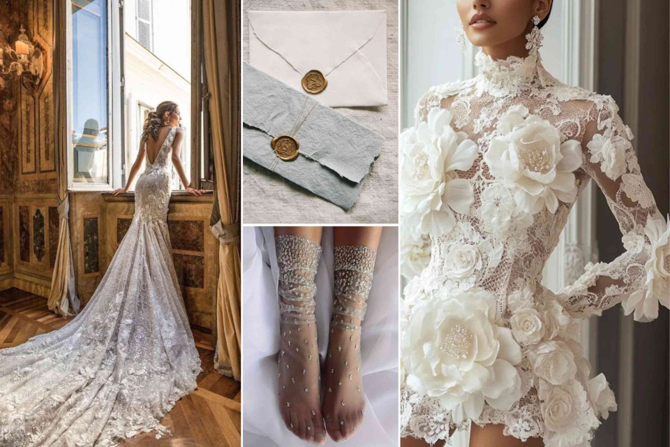 <p data-start="399" data-end="693"><strong data-start="401" data-end="534">Romance is a world of soft details and moments that feel beautifully&nbsp;&nbsp;</strong><br data-start="534" data-end="537">It&rsquo;s the kind of elegance that doesn&rsquo;t try too hard: handmade paper, delicate lace, sculpted florals and light that turns everything into a quiet fairytale.&nbsp;</p>
<p data-start="695" data-end="1005">There&rsquo;s a magic in weddings that live between tradition and dream.&nbsp;<br data-start="761" data-end="764">A feeling that grows in the details &mdash; the curve of a dress, the weight of a seal, the calm before a doorway filled with light.<br data-start="890" data-end="893">Moments shaped with intention, emotion and a touch of fantasy.</p>
<p data-start="1007" data-end="1236">✨ <strong data-start="1009" data-end="1025">Inspiration:</strong> choose one meaningful detail to elevate your celebration. A crafted envelope, a textured accessory or a floral accent that feels uniquely yours. Let the day reflect your dream.&nbsp;</p>
<p data-start="1238" data-end="1330">#Lalaland #WeddingDreams #ModernRomance #CoutureDetails #FairytaleTouches #BridalInspiration</p>