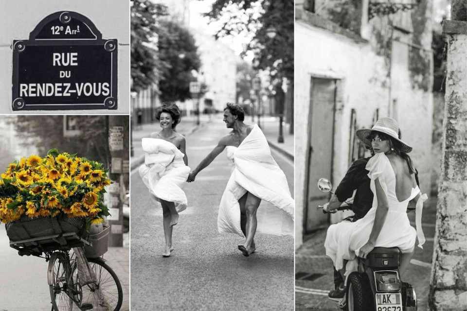 <p data-start="1319" data-end="1582"><strong data-start="1321" data-end="1445">Love in motion &mdash; the kind of romance that sweeps you into the streets before the city is even awake.&nbsp;</strong><br data-start="1445" data-end="1448">Bare feet on warm pavement, a stolen moment wrapped in white, sunflowers waiting in a basket, a scooter ride to nowhere in particular.&nbsp;</p>
<p data-start="1584" data-end="1721">It&rsquo;s cinematic, playful and tender.&nbsp;<br data-start="1619" data-end="1622">A world where every corner feels like the start of a story, and every rendez-vous becomes a memory.&nbsp;</p>
<p data-start="1723" data-end="1825">✨ <strong data-start="1725" data-end="1741">Inspiration:</strong> make space for one unplanned moment of joy.<br data-start="1785" data-end="1788">The best scenes are rarely scheduled.</p>
<p data-start="1827" data-end="1911">#Lalaland #CinematicRomance #EditorialLove #WeddingMood #SunlitMoments #ParisStories</p>