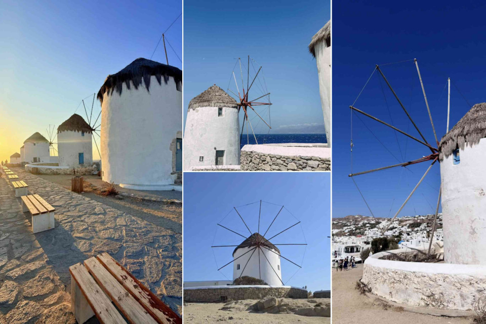 <p data-start="0" data-end="212"><strong>The windmills</strong> of Mykonos are <strong>one of the island&rsquo;s most recognizable landmarks.</strong> The Kato Mili windmills above Mykonos Town were once used to mill grain and today they offer one of the best viewpoints on the island.</p>
<p data-start="214" data-end="452">Visit early in the morning or at sunset to avoid crowds and enjoy softer light. Walk up from Mykonos Town and take your time at the top. From here you see the white houses below, the Aegean Sea and the dry hills that define the landscape.</p>
<p data-start="454" data-end="682">Use this spot as a reminder that travel is not only about beach clubs and reservations. It is also about understanding the history of a place. The windmills show how Mykonos adapted to strong winds and used them as an advantage.</p>
<p data-start="684" data-end="801"><strong>Pause, look around</strong> and take in the view before moving on. Sometimes the simplest stops create the strongest memories.</p>
<p data-start="803" data-end="883" data-is-last-node="" data-is-only-node="">#Mykonos #KatoMili #MykonosWindmills #GreekIslands #TravelWithPurpose #AegeanSea</p>