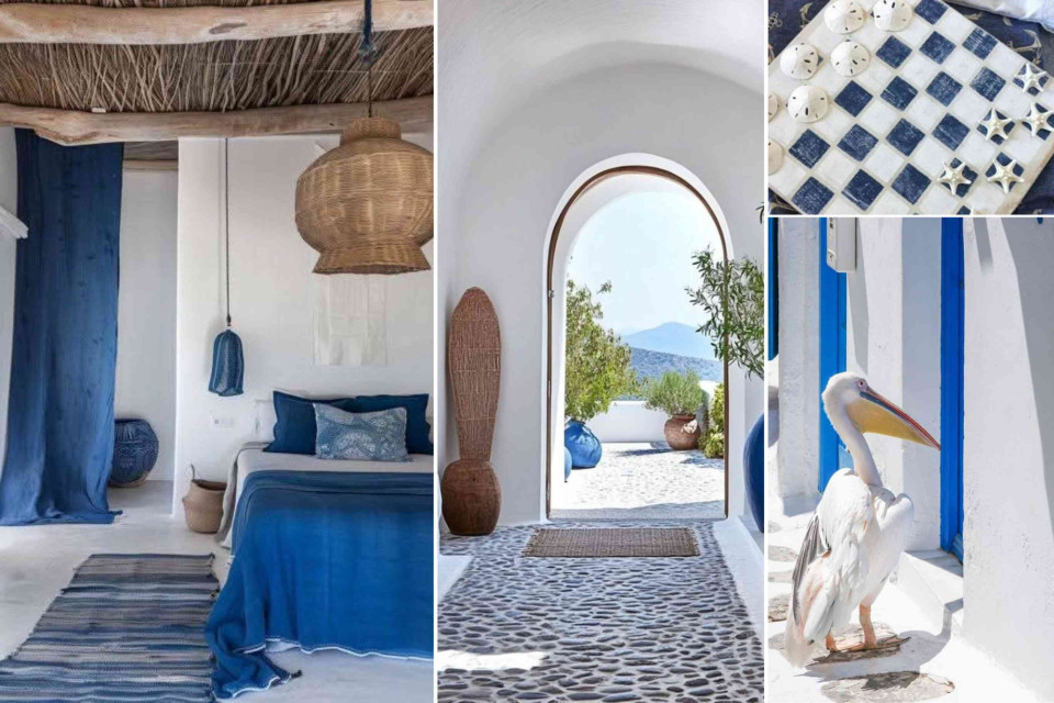<p>The white walls, stone floors and blue accents you see here reflect <strong>the Cycladic style</strong> that defines Mykonos Town. Natural materials like wood, linen and woven lamps create calm spaces that stay cool during hot summer days. This is how traditional architecture meets modern comfort.</p><p>Choose accommodation that respects this local character. Look for arched doorways, shaded terraces and simple interiors with quality materials. Open the doors in the morning, let the light in and start your day slowly.</p><p><strong>Details matter.</strong> Blue shutters, handmade ceramics and local textures give a place identity. When you travel, pay attention to these elements. They show you how people live and how climate shapes design.</p><p>Mykonos offers energy outside and tranquility inside. Find both and your stay will feel complete.</p><p>#Mykonos #CycladicStyle #GreekDesign #IslandLiving #MykonosTown #TravelSmart</p>