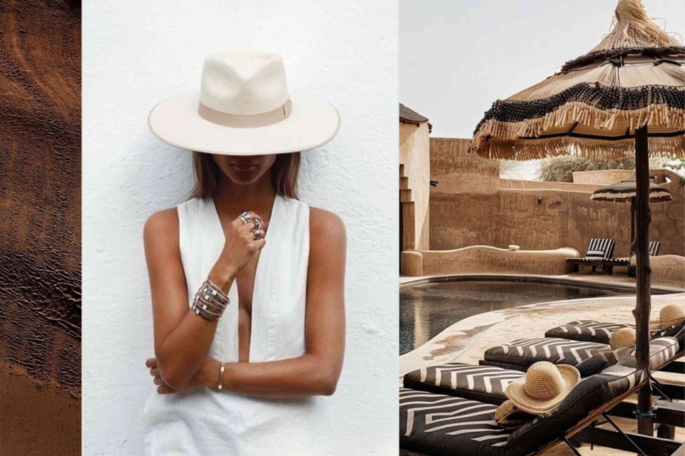 <p data-start="0" data-end="30"><strong>Understated. Strong. Timeless.</strong></p>
<p data-start="32" data-end="167">A well shaped hat. Sun warmed walls. Natural textures that speak for themselves. Style does not need excess when the details are right.</p>
<p data-start="169" data-end="285">Neutral tones create space. Clean lines create presence. The right accessory defines the entire look without effort.</p>
<p data-start="287" data-end="433">From slow mornings to late afternoons by the water, choose pieces that protect, elevate and travel with you. Design that feels calm yet confident.</p>
<p data-start="435" data-end="471">Minimal in color. Maximum in impact.</p>
<p data-start="473" data-end="544" data-is-last-node="" data-is-only-node="">#LesCouleursDuMonde #desertcolors #MinimalStyle #ModernHeritage #Quietmoments</p>