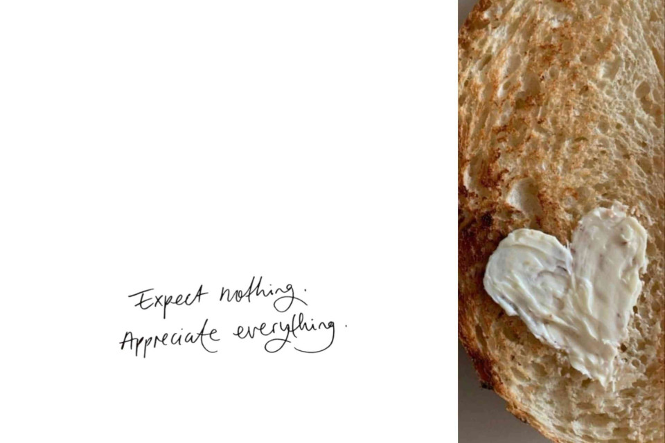 <p>Expect nothing. Appreciate everything.</p><p>This is <strong>a simple reminder to focus on what is already here</strong>. When we lower our expectations we reduce frustration and pressure. When we practice appreciation we notice the small things that make a difference. A quiet morning. Fresh bread. A small gesture. Real conversations.&nbsp;</p><p>Gratitude is not about pretending everything is perfect. It is about recognizing value in what we have today. That mindset creates calm and clarity. It helps us move forward with intention instead of disappointment.</p><p>Keep it simple. Stay present. Choose appreciation.</p><p>#gratitude #mindset #simpleliving #dailyreminder #appreciation</p>