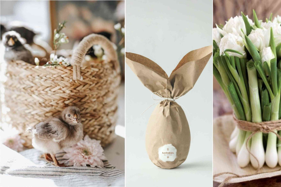 <p><strong data-start="0" data-end="19">Easter details.</strong> This season is about renewal and gathering. Soft florals on the table, fresh greens, natural textures and simple wrapping that feels thoughtful and refined. A woven basket, white tulips and seasonal vegetables reflect the start of spring and the joy of sharing a meal together.&nbsp;</p><p>Light colors, honest ingredients and handmade elements create a setting that feels warm and welcoming. It is a moment to prepare a seasonal table and celebrate the beginning of a new season with family and friends.</p><p><strong data-start="578" data-end="591">Idea tip:</strong> create a natural Easter centerpiece using seasonal flowers, fresh herbs and unpainted eggs placed in a woven basket or on a wooden board. Keep the palette neutral and let texture create the impact.</p><p>#EasterSeason #SpringTable #TableAndTaste #CountrysideLiving #SeasonalGathering #LesCouleursDuMonde</p>