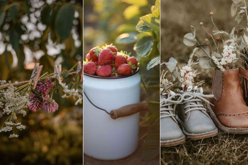 <p><strong data-start="0" data-end="24">Seasonal simplicity.</strong> Simple containers, wooden handles and earthy textures reflect a lifestyle connected to the land.</p><p>Style and surroundings blend naturally. Neutral shoes, soft leather and dried florals show how fashion can echo the season without effort. It is about practicality, comfort and subtle character. Everyday objects become meaningful when they reflect the time of year.</p><p><strong data-start="593" data-end="606">Idea tip:</strong> style a small corner at home with seasonal fruit, a few wildflowers and natural materials such as wood or linen to bring a quiet summer atmosphere indoors.</p><p>#SeasonalLiving #CountrysideStyle #HomeAndDesign #TableAndTaste #NaturalDetails #LesCouleursDuMonde</p>