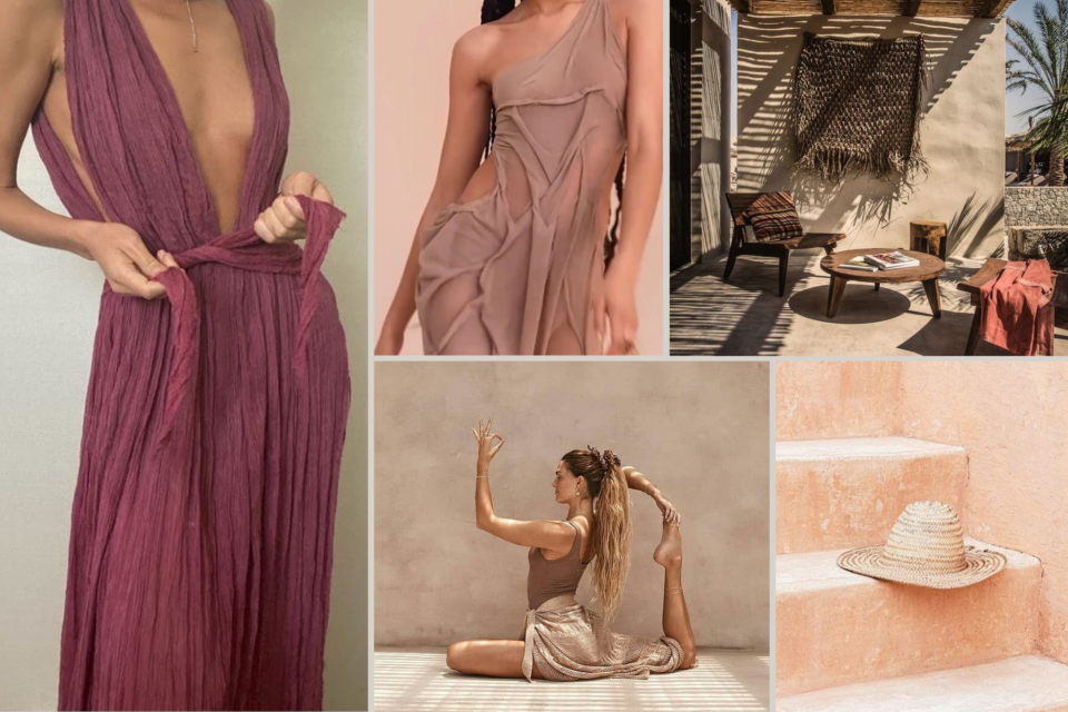 <p data-start="240" data-end="459">Inspired by the warm light and natural textures of Bali this series combines fluid silhouettes breathable fabrics and muted earth tones. Soft draping and lightweight materials create comfort and elegance without excess.</p>
<p data-start="461" data-end="614"><strong>The palette reflects the island&rsquo;s landscape.</strong> Sand clay sun faded rose and natural wood tones connect fashion and environment into one cohesive aesthetic.</p>
<p data-start="616" data-end="738">#balivibes #earthtones #slowfashion #resortstyle #naturalfabrics #consciousliving</p>