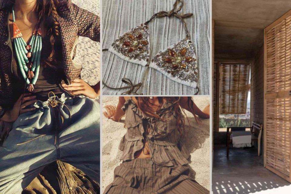 <p data-start="0" data-end="40"><strong data-start="0" data-end="40">Layered styling and natural contrast</strong></p>
<p data-start="42" data-end="383">This composition combines fashion and interior through texture and layering. In the outfits we see multiple materials combined in one look. Structured fabrics are paired with soft draped pieces and detailed embellishments. Accessories such as statement necklaces and embroidered elements create focal points without relying on bright colors.</p>
<p data-start="385" data-end="534">The color palette remains muted. Olive sand brown and soft blue tones dominate. This keeps the layered styling balanced and prevents visual overload.</p>
<p data-start="536" data-end="793">On the interior side wooden shutters and filtered daylight create a similar effect. Light passes through slats and produces shadow patterns on the floor which adds depth without decoration. The space stays minimal with strong emphasis on material and light.</p>
<p data-start="795" data-end="928">The overall concept is contrast through texture rather than color. Structured versus fluid solid versus detailed light versus shadow.</p>
<p data-start="930" data-end="1059" data-is-last-node="" data-is-only-node="">#layeredstyle #naturalpalette #balivibes #texturedesign #resortfashion #materialcontrast</p>