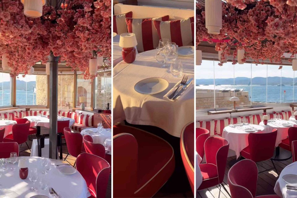 <hr data-start="256" data-end="259"><p><strong data-start="261" data-end="325">Dinner with a view in Saint-Tropez.&nbsp;</strong></p><p>Overlooking the bay of Saint-Tropez, <strong data-start="364" data-end="374">Cherry</strong> is known for its terrace with sea views and its distinctive red interior.</p><p>The restaurant serves a Mediterranean-inspired menu with seafood, grilled dishes and seasonal ingredients. Many visitors come here in the evening to enjoy dinner while watching the sunset over the water.</p><p>A lively place that combines dining, design and the atmosphere of the Riviera.</p><p>#LesCouleursDuMonde #LaRouteDesCouleurs #SaintTropez #CherrySaintTropez #FrenchRiviera #CotedAzur</p>