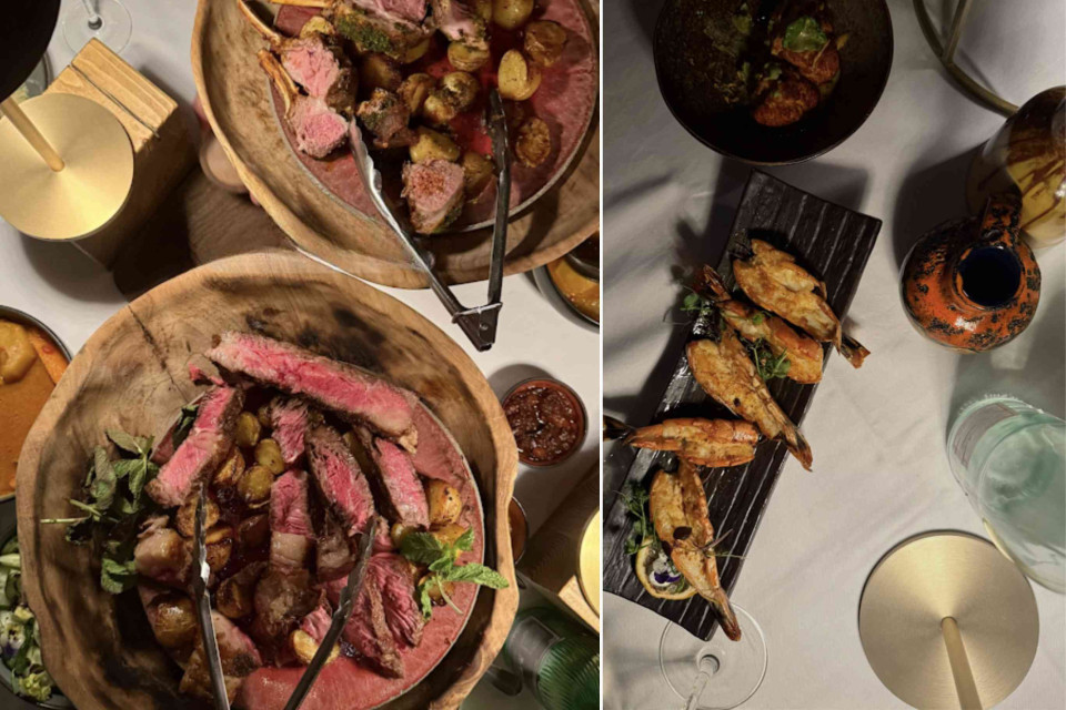 <p class="PDq2pG_selectionAnchorContainer" data-start="395" data-end="649"><strong data-start="395" data-end="517">Salama adds a different style of dining to Saint-Tropez, with a menu influenced by Moroccan and North African cuisine.</strong> It is particularly suited to dinner with several people, as many of the dishes can be placed in the centre of the table and shared.</p>
<p data-start="651" data-end="881">Mezze are a good place to start, with several smaller dishes allowing everyone to try different flavours before the main course. Grilled vegetables, dips and other starters can easily be combined rather than ordering individually.</p>
<p data-start="883" data-end="1101">The grill is another important part of the menu. Meat is served with simple accompaniments such as roasted potatoes and vegetables, while grilled prawns and other seafood provide alternatives for those who prefer fish.</p>
<p data-start="1103" data-end="1337">Traditional North African influences appear elsewhere through couscous, spices, herbs and slow-cooked dishes. Ordering a combination of grilled food and smaller plates gives a better impression of the menu than choosing a single dish.</p>
<p data-start="1339" data-end="1537">The presentation is relatively simple, with large serving dishes placed directly on the table. This makes Salama particularly well suited to a group dinner where several dishes are ordered together.</p>
<p data-start="1539" data-end="1724">For visitors spending several days in Saint-Tropez, it also provides a useful change from the seafood, Italian cooking and Provençal menus that dominate many addresses around the coast.</p>
<p data-start="1539" data-end="1724"><strong data-start="415" data-end="458">Spending more time around Saint-Tropez?</strong><br data-start="458" data-end="461"><a href="1831">Discover <strong data-start="470" data-end="511">Summer Dressing Around Saint-Tropez →</strong></a></p>
<p data-start="1726" data-end="1800">#SalamaSaintTropez #SaintTropez #MoroccanCuisine #CotedAzur #FrenchRiviera</p>