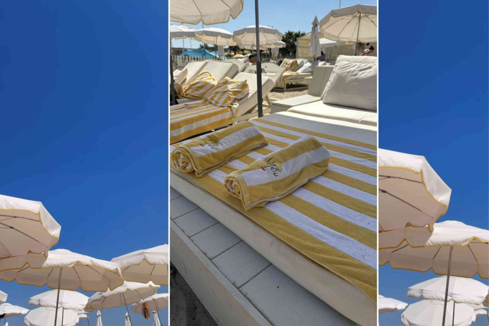 <p>A beach day at <strong data-start="174" data-end="195">Loulou Ramatuelle</strong> on <strong data-start="199" data-end="240">Plage de Pampelonne</strong>.</p><p>Recognisable by its yellow and white striped towels and umbrellas, <strong data-start="310" data-end="331">Loulou Ramatuelle</strong> brings a relaxed Italian beach club atmosphere to Pampelonne.</p><p>Start the day with a sunbed by the sea and stay for lunch. The menu mixes Mediterranean and Italian dishes like grilled fish, pasta, burrata and fresh salads.</p><p><strong data-start="555" data-end="563">Tip:</strong> reserve a bed early in summer and plan a long lunch — this is the kind of place where the afternoon easily turns into evening.</p><p>#LesCouleursDuMonde #LaRouteDesCouleurs #SaintTropez #Pampelonne #LoulouRamatuelle #FrenchRiviera #BeachLunch</p>