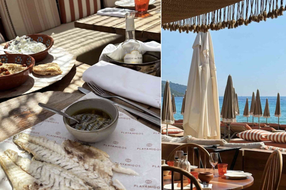 <p>Lunch by the sea at <strong data-start="170" data-end="184">Playamigos</strong> on <strong data-start="188" data-end="229">Plage de Pampelonne</strong>. </p><p>This beach restaurant is known for its relaxed atmosphere right on the sand. Tables look out over Pampelonne beach while simple Mediterranean dishes are served throughout the day.</p><p>Expect grilled fish, fresh seafood and small dishes to share, often accompanied by a chilled glass of rosé.</p><p><strong data-start="522" data-end="530">Tip:</strong> come for a late lunch so you can stay on the beach for the rest of the afternoon.</p><p>#LesCouleursDuMonde #LaRouteDesCouleurs #Pampelonne #Ramatuelle #Playamigos #FrenchRiviera #BeachLunch</p>