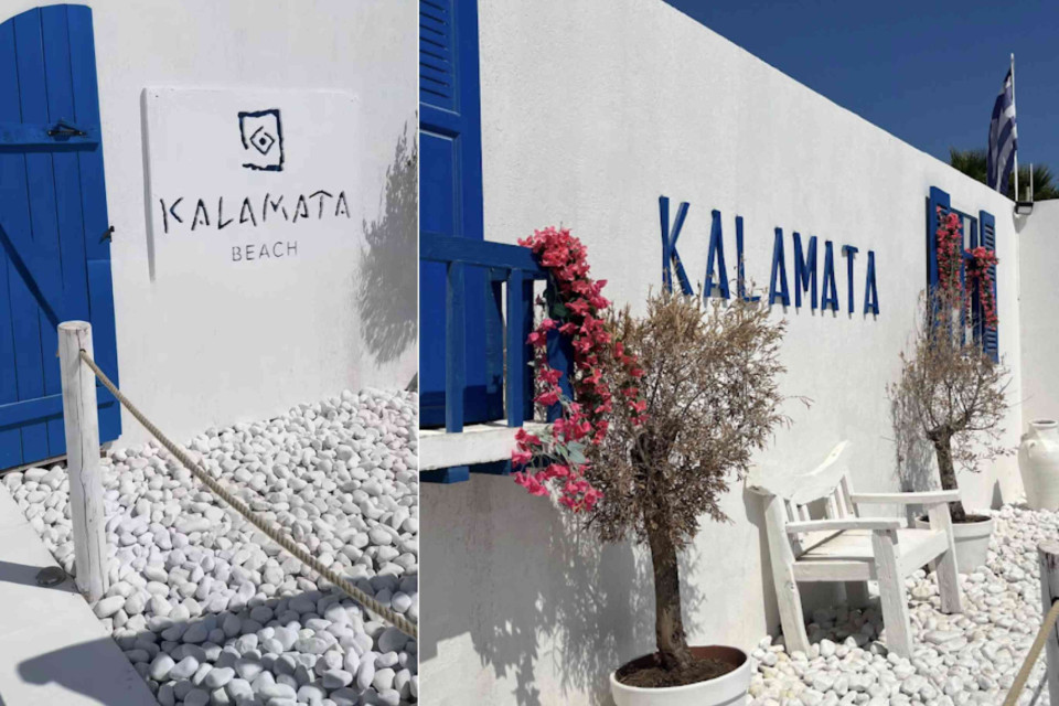 <p>Lunch at <strong data-start="9" data-end="27">Kalamata Beach</strong> on <strong data-start="31" data-end="72">Plage de Pampelonne</strong>.</p><p>Inspired by Greece, <strong data-start="95" data-end="113">Kalamata Beach</strong> stands out with its white walls, blue shutters and relaxed Mediterranean atmosphere, just steps from the sand.</p><p>The menu focuses on Greek flavours: grilled fish, fresh salads, mezze and dishes made for sharing during a long beach lunch.</p><p><strong data-start="352" data-end="360">Tip:</strong> start with a few mezze to share, like tzatziki, grilled vegetables or feta, before ordering fish or seafood.</p><p>#LesCouleursDuMonde #LaRouteDesCouleurs #Pampelonne #Ramatuelle #KalamataBeach #FrenchRiviera #BeachLunch</p>