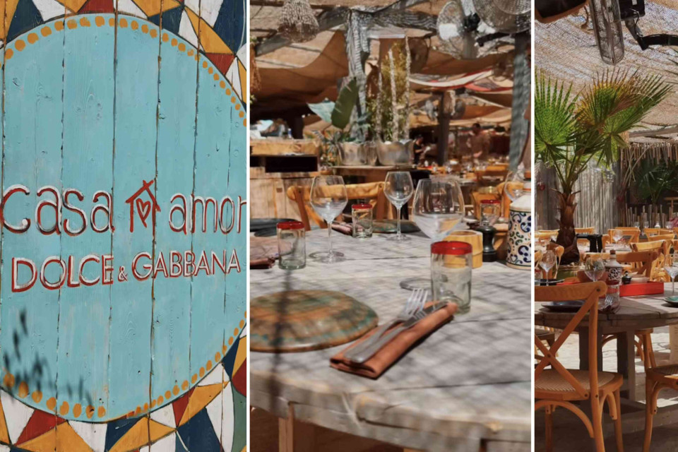<p>A taste of Sicily on the Riviera at <strong data-start="36" data-end="62">Casa Amor Saint‑Tropez</strong> on <strong data-start="66" data-end="107">Plage de Pampelonne</strong>, just outside <strong data-start="122" data-end="163">Saint-Tropez</strong>.</p><p>The beach restaurant brings Sicilian colors and Mediterranean textures to Pampelonne. Hand-painted ceramics, patterned wood panels and natural materials give the space a warm, southern Italian atmosphere.</p><p>The interior mixes beach club energy with Italian trattoria style — marble tables, wooden chairs and vibrant details that make every corner feel like part of the décor.</p><p><strong data-start="615" data-end="623">Tip:</strong> the colorful entrance and patterned details make this spot perfect for a photoshoot before sitting down for lunch.</p><p>#LesCouleursDuMonde #LaRouteDesCouleurs #SaintTropez #CasaAmor #DolceGabbana #Pampelonne #FrenchRiviera</p>