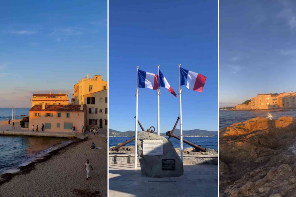 <p>The coastline of <strong data-start="17" data-end="58">Saint-Tropez</strong>.&nbsp;</p><p>At the edge of the old village, the harbour slowly gives way to a quieter stretch of coastline where the Mediterranean meets the pastel houses of Saint-Tropez. From here you have beautiful views over the <strong data-start="265" data-end="306">Golfe de Saint-Tropez</strong>, especially as the light begins to soften in the late afternoon.</p><p>Near the water you&rsquo;ll also find the <strong data-start="409" data-end="450">Monument aux Morts de Saint-Tropez</strong>, marked by anchors and French flags overlooking the sea &mdash; a small but meaningful landmark in the village.</p><p><strong data-start="558" data-end="566">Tip:</strong> continue walking along the coast towards <strong data-start="608" data-end="649">La Ponche</strong>, one of the most charming and historic parts of the village.</p><p>#LesCouleursDuMonde #LaRouteDesCouleurs #SaintTropez #LaPonche #GolfeDeSaintTropez #FrenchRiviera</p>