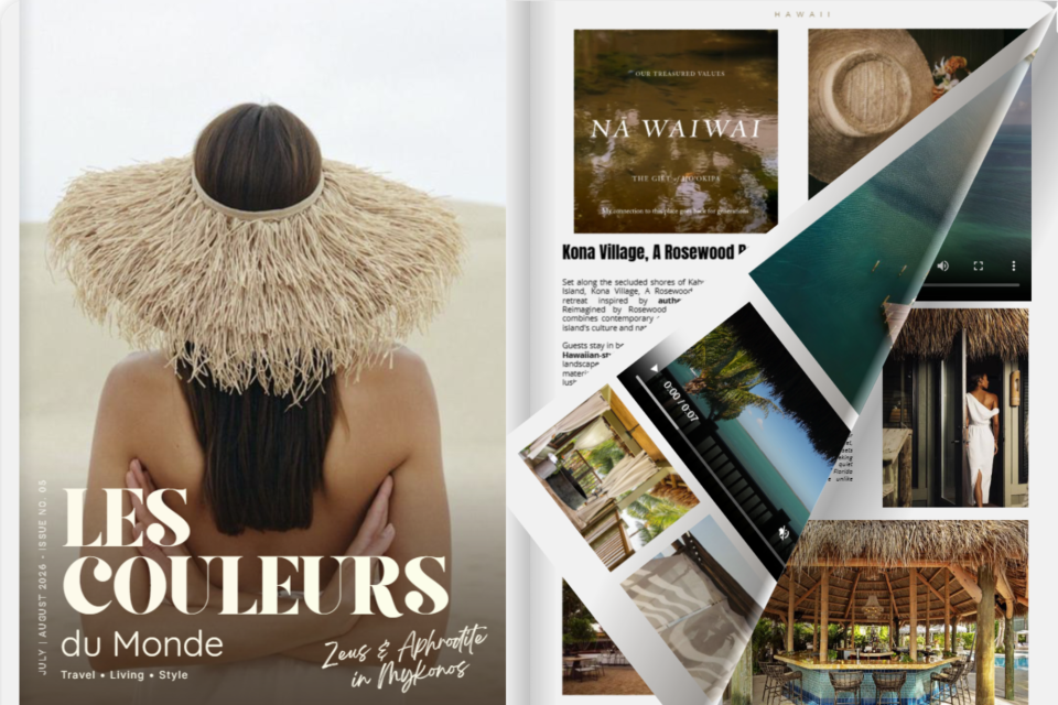<p class="PDq2pG_selectionAnchorContainer" data-start="0" data-end="54"><strong data-start="0" data-end="54">Welcome to the magazines of Les Couleurs du Monde.</strong></p>
<p data-start="56" data-end="291">Here you will find every digital edition of Les Couleurs du Monde. Each issue features a curated collection of destinations, hotels, gastronomy, design, fashion, culture, lifestyle and inspiring stories from around the world.</p>
<p data-start="293" data-end="535">Browse through our editions and discover remarkable places, unique addresses, creative makers and memorable experiences.&nbsp;</p>
<p data-start="537" data-end="692" data-is-last-node="" data-is-only-node="">Explore the complete collection at <strong data-start="572" data-end="613"><a class="decorated-link" href="https://magazines.lescouleursdumonde.com/magazines.html" target="_blank" rel="noopener">magazines.lescouleursdumonde.com</a></strong> and discover every edition in one place.</p>