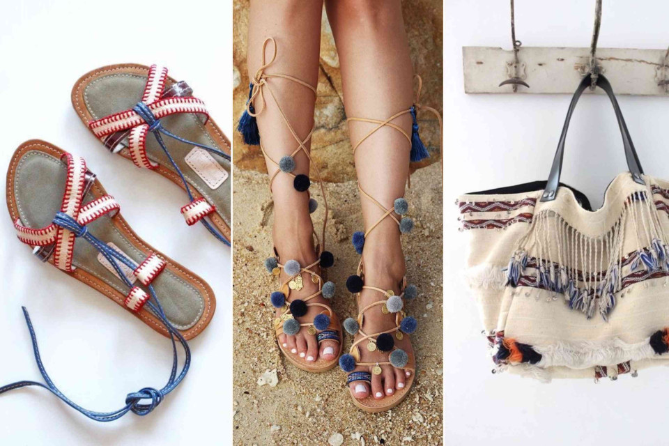 <p class="PDq2pG_selectionAnchorContainer" data-start="316" data-end="440"><strong data-start="316" data-end="440">Lace-up sandals combine a very simple form of footwear with almost endless possibilities in material, colour and detail.</strong></p>
<p data-start="442" data-end="698">The basic construction is straightforward: a flat sole is secured to the foot with straps or cords that can continue around the ankle or further up the leg. This makes the fastening an important part of the design rather than something that remains hidden.</p>
<p data-start="700" data-end="945">Leather creates the most classic version, but woven straps, braided cords and textile bands can introduce colour and texture. Small additions such as beads, coins, pompons or embroidery can give the same basic sandal a more individual character.</p>
<p data-start="947" data-end="1185">The height of the lacing changes the look considerably. Ties kept around the ankle are easy to combine with long skirts and trousers, while cords wrapped higher around the leg become more visible with shorts, dresses and shorter hemlines.</p>
<p data-start="1187" data-end="1422">Because the construction is relatively minimal, lace-up sandals work particularly well with the looser silhouettes found in bohemian wardrobes. Maxi dresses, wide skirts, linen trousers and beachwear can all be worn with the same pair.</p>
<p data-start="1424" data-end="1572">Neutral leather remains versatile, while coloured cords and textile details provide an easy way to introduce smaller accents into a summer wardrobe.</p>
<p data-start="1424" data-end="1572">#LaceUpSandals #BohemianFashion #SummerShoes #BohemianStyle #LesCouleursBohemes</p>