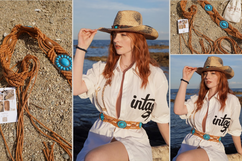 <p class="PDq2pG_selectionAnchorContainer" data-start="684" data-end="970"><strong data-start="684" data-end="783">A belt can become the defining element of an outfit when the clothing around it is kept simple.</strong> This is particularly useful in a travel wardrobe, where the same shirts, dresses and trousers are often worn more than once and accessories provide an easy way to change their character.</p>
<p data-start="972" data-end="1256">The <a href="../../shop/product/510/earthbound-sash" target="_blank" rel="noopener">Earthbound Sash</a> combines warm brown braided detailing with turquoise accents. Against white, the contrast is particularly strong: the natural brown adds warmth while the turquoise introduces a clear colour accent.</p>
<p data-start="1258" data-end="1509">An oversized white shirt makes a good base for this type of accessory. Left loose, it has a relaxed silhouette. Adding a belt immediately defines the waist and changes the proportions, allowing the shirt to function almost like a short dress or tunic.</p>
<p data-start="1511" data-end="1794">The same belt can work with other pieces in a safari-inspired travel wardrobe. Cream trousers, khaki shorts, a simple dress or an olive skirt all provide a neutral background for the combination of brown and turquoise. There is no need to repeat every colour elsewhere in the outfit.</p>
<p data-start="1796" data-end="2064">Accessories can continue the idea selectively. A straw or woven hat works with the natural materials, while leather sandals or boots can pick up the warmer brown tones. When the belt already contains a strong decorative element, jewellery can remain relatively simple.</p>
<p data-start="2066" data-end="2281">This is also why statement accessories are useful when packing. Instead of bringing another complete outfit, one belt can change pieces already in the suitcase and give a familiar combination a different silhouette.</p>
<p data-start="2283" data-end="2467">The safari influence here comes through the palette and natural textures rather than traditional utility clothing. That keeps the look easy to wear on other warm-weather trips as well.</p>
<h3 data-section-id="7ye4x9" data-start="2469" data-end="2492">Shop the Collection</h3>
<p data-start="2494" data-end="2576"><a href="../../shop/product/510/earthbound-sash" target="_blank" rel="noopener">Earthbound Sash</a></p>
<p data-start="2578" data-end="2652">#AuralesBohemian #SafariStyle #TravelStyle #StatementBelt #BohemianFashion</p>