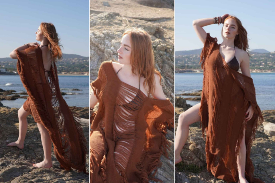 <p class="PDq2pG_selectionAnchorContainer" data-start="280" data-end="511"><strong data-start="280" data-end="356">A cover-up can carry more visual impact than the swimwear underneath it.</strong> The Desert Oasis uses an open knitted structure, long proportions and fringe to create movement while still allowing the bikini beneath to remain visible.</p>
<p data-start="513" data-end="736">The deep brown shade is particularly effective near the coast. Instead of the whites and pale neutrals commonly associated with beachwear, it introduces warmth and contrast against blue water, stone and sunlit surroundings.</p>
<p data-start="738" data-end="967">An open weave also changes how the garment works. It provides coverage without completely concealing the swimwear and creates different patterns as the fabric moves or catches the light. This makes texture as important as colour.</p>
<p data-start="969" data-end="1188">Keeping the rest of the outfit simple allows that texture to stand out. A dark or tonal bikini works naturally underneath, while flat sandals, a woven bag and a small amount of jewellery are enough to complete the look.</p>
<p data-start="1190" data-end="1441">Long cover-ups are also useful when moving away from the beach. Their length gives them more presence than a short beach tunic, making them suitable for a walk along the coast or a relaxed beachside stop without requiring a complete change of clothes.</p>
<p data-start="1443" data-end="1546">The result is a beach wardrobe built around one distinctive layer rather than several competing pieces.</p>
<h3 data-section-id="7ye4x9" data-start="1548" data-end="1571">Shop the Collection</h3>
<p data-start="1573" data-end="1591">&rarr; <a href="../../shop/product/517/desert-oasis"><strong data-start="1575" data-end="1591">Desert Oasis</strong></a></p>
<p data-start="1593" data-end="1658">#AuralesBohemian #Beachwear #BohemianStyle #CoverUp #CoastalStyle</p>