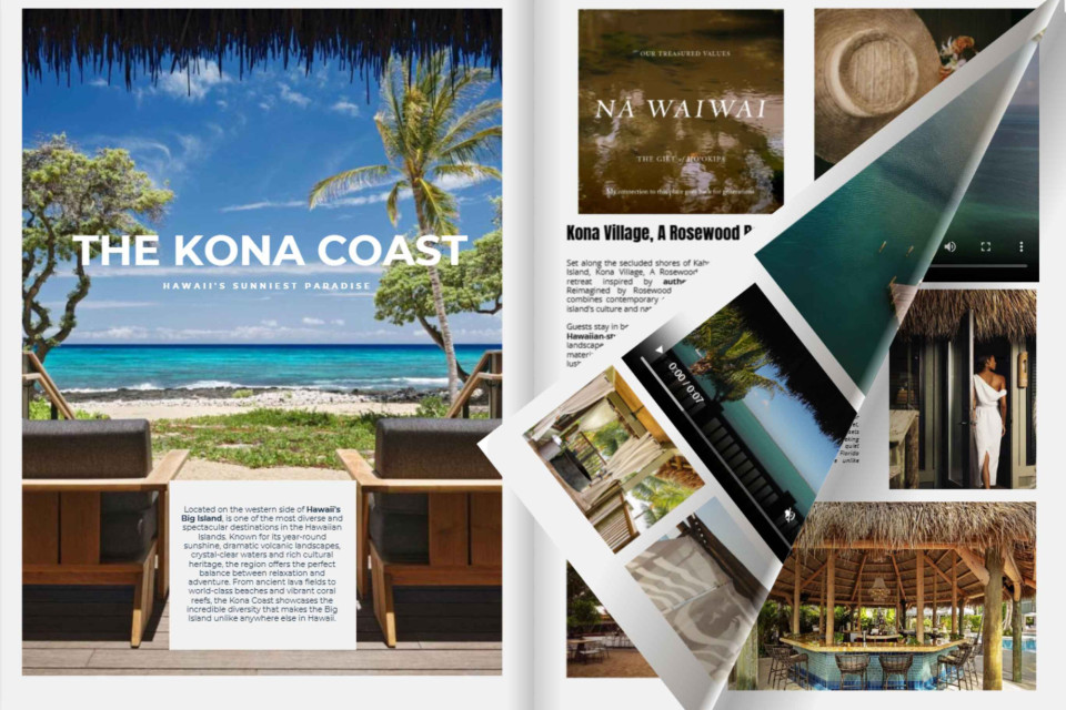 <p class="PDq2pG_selectionAnchorContainer" data-start="335" data-end="630"><strong data-start="335" data-end="470">The Kona Coast stretches along the western side of Hawaii's Big Island, where black lava fields meet surprisingly clear blue water.</strong> Its sunnier climate makes this one of the island's most popular areas to stay, but the landscape is very different from the classic image of a tropical island.</p>
<p data-start="632" data-end="875">Days here can move between snorkelling, small beaches and drives through volcanic scenery. The coast is also closely connected to Hawaiian history and culture, something worth making part of a trip rather than focusing entirely on the resorts.</p>
<p data-start="877" data-end="1077">One of the area's most interesting stays takes a particularly strong approach to that connection, combining contemporary hospitality with Hawaiian traditions and a setting directly beside the Pacific.</p>
<p data-start="1079" data-end="1200">Want to know where we stayed, what makes the Kona Coast different and why this part of the Big Island deserves more time?</p>
<p data-start="1202" data-end="1349">&rarr; <strong data-start="1204" data-end="1309">Discover the Kona Coast and our featured stay in the fifth edition of Les Couleurs du Monde Magazine.</strong><br data-start="1309" data-end="1312"><a href="https://magazines.lescouleursdumonde.com/magazine-05#page/44">Read the feature in our fifth edition</a></p>
<h3 data-section-id="1omd3ss" data-start="1351" data-end="1379">Shop for the Destination</h3>
<p data-start="1381" data-end="1510">The colours of the <strong data-start="1400" data-end="1422">Green Isles bikini</strong> fit naturally into a Kona Coast wardrobe, particularly for days spent around the water.</p>
<p data-start="1512" data-end="1591">&rarr; <a class="decorated-link cursor-pointer" href="shop/product/592/green-isles-top">Shop the Green Isles Top</a><br data-start="306" data-end="309">&rarr; <a class="decorated-link cursor-pointer" href="shop/product/591/green-isles-bottom">Shop the Green Isles Bottom</a></p>
<p data-start="1593" data-end="1684">#KonaCoast #Hawaii #BigIsland #IslandTravel #TravelAndEscapes #TravelWithLesCouleursDuMonde</p>
