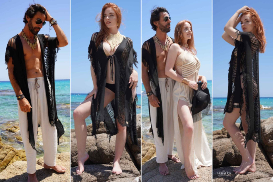 <p class="PDq2pG_selectionAnchorContainer" data-start="317" data-end="594"><strong data-start="317" data-end="438">Black can be useful in a summer wardrobe when the fabric is light enough to let the pieces underneath remain visible.</strong> Instead of treating it as a solid block of colour, an open or semi-sheer layer introduces contrast while retaining the relaxed character of beach dressing.</p>
<p data-start="596" data-end="854">The <strong data-start="600" data-end="626">Bohemian Allure Nights</strong> is a good example. Its open construction and fringed edges allow it to be worn over swimwear without covering the complete outfit. Against pale sand, stone and white, the darker colour becomes the strongest element of the look.</p>
<p data-start="856" data-end="1108">That contrast can also be used away from swimwear. Combined with the <strong data-start="925" data-end="951">Medina Dreams Trousers</strong>, black creates a sharper alternative to the usual all-neutral coastal palette. The same layer can later be worn over a simple dress, shorts or a fitted top.</p>
<p data-start="1110" data-end="1362">Jewellery changes the direction again. The <strong data-start="1153" data-end="1181">CocoCharm Beach Necklace</strong> and <strong data-start="1186" data-end="1213">Sandstone Boho Necklace</strong> introduce natural tones and texture, making black easier to combine with the browns, creams and woven materials already common in a travel wardrobe.</p>
<p data-start="1364" data-end="1560">The <strong data-start="1368" data-end="1397">Dreamcatcher Flowy Escape</strong> provides another way to work with the same idea. Instead of adding more colour, details such as fringe, open fabric and an unusual silhouette create the interest.</p>
<p data-start="1562" data-end="1722">The result shows that summer contrast does not have to come from bright colour. <strong data-start="1642" data-end="1722">Black, cream and natural textures can provide enough variation on their own.</strong></p>
<h3 data-section-id="7ye4x9" data-start="1724" data-end="1747">Shop the Collection</h3>
<p data-start="1749" data-end="1907">→ <a href="shop/product/513/bohemian-allure-nights"><strong data-start="1751" data-end="1777">Bohemian Allure Nights</strong></a><br data-start="1777" data-end="1780">→ <a href="shop/product/550/medina-dreams-trousers"><strong data-start="1782" data-end="1808">Medina Dreams Trousers</strong></a><br data-start="1808" data-end="1811">→ <a href="shop/product/493/cococharm-beach-necklace"><strong data-start="1813" data-end="1841">CocoCharm Beach Necklace</strong></a><br data-start="1841" data-end="1844">→ <a href="shop/product/536/sandstone-boho-necklace"><strong data-start="1846" data-end="1873">Sandstone Boho Necklace</strong></a><br data-start="1873" data-end="1876">→ <a href="shop/product/463/dreamcatcher-flowy-escape"><strong data-start="1878" data-end="1907">Dreamcatcher Flowy Escape</strong></a></p>
<h3 class="PDq2pG_selectionAnchorContainer" data-section-id="i1f865" data-start="322" data-end="340">Discover Sumba</h3>
<p data-start="342" data-end="512"><strong data-start="342" data-end="512">For a different take on island dressing, Sumba combines remote beaches, natural landscapes and a distinctly relaxed setting away from Indonesia's busier destinations.</strong></p>
<p data-start="514" data-end="556">→ <a href="https://magazines.lescouleursdumonde.com/magazine-05#page/145"><strong data-start="516" data-end="556">Discover Sumba in our fifth edition</strong></a></p>
<p data-start="1909" data-end="1985">#AuralesBohemian #SummerStyle #BlackBeachwear #TravelWardrobe #BohemianStyle</p>