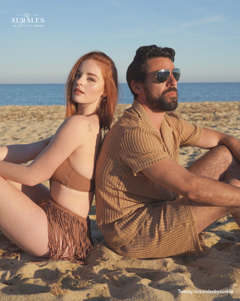 <p>Experience summer style with our "<strong>Tulum Tides &amp; Tropical Vibes" look.</strong> Featuring warm earth tones and lightweight fabrics, these outfits reflect the relaxed atmosphere of Tulum. Designed for both men and women, they offer comfort with a subtle bohemian touch. Ideal for casual days at the beach or any laid-back summer occasion.</p>
