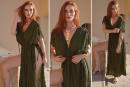 <p>The <a href="../../shop/product/385/selva-verde-kaftan"><em data-start="180" data-end="200">Selva Verde Kaftan</em></a> is a lightweight statement piece crafted in soft cotton gauze, with a deep olive tone that captures the wild beauty of nature. Designed with a plunging neckline, braided belt and high side slits. 🌞 Part of the <em data-start="516" data-end="534">Nomad Collection 🌱 One size, fits EU 36&ndash;42 #AuralesBohemian #NomadCollection #SelvaVerdeKaftan #BohoStyle #DesertMood&nbsp;</em></p>