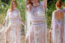 <p>Whispering Willow Cape Dress - A statement of movement.&nbsp;</p>
<p class="" data-start="143" data-end="315">This handcrafted piece flows with every step &mdash; featuring long macram&eacute;-inspired fringe, soft ivory tones, and gold-accented detailing.</p>
<p class="" data-start="317" data-end="443">🤍 Perfect as a show-stopping beach layer or festival-ready cover-up.</p>
<p class="" data-start="317" data-end="443">&nbsp;📍 <strong data-start="300" data-end="318"><a href="shop/product/322/whispering-willow-cape-dress">Shop the dress</a>&nbsp;</strong></p>
<p class="" data-start="317" data-end="443">#FringeDress #TulumVibes #AuralesBohemian #TheBohemianCollection</p>