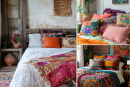 <p>Would you go for a soft neutral base with colorful accents or dive straight into bold and vibrant all the way? <strong>More color, more character</strong> : yes or no?" 🌸✨</p>