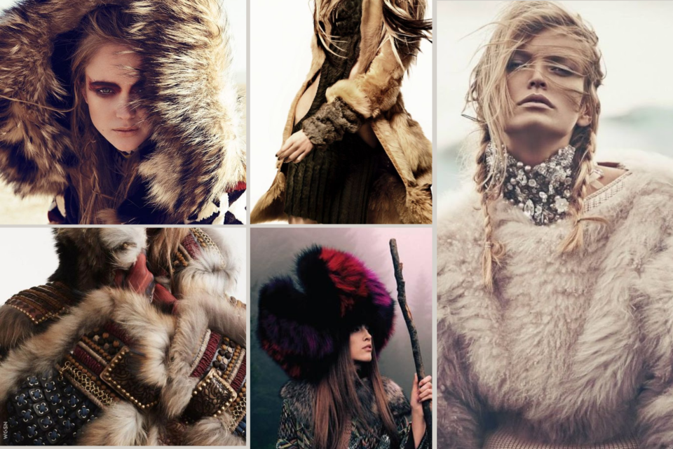 <h3 class="" data-start="297" data-end="340">📸 <strong data-start="304" data-end="340">Shoot Concept: FERAL WINTER MUSE</strong></h3>
<p class="" data-start="342" data-end="471"><strong data-start="342" data-end="351">Mood:</strong><br data-start="351" data-end="354">Raw landscapes, windswept hair, primal softness.<br data-start="402" data-end="405">It&rsquo;s about power through stillness and style through substance.</p>
<p class="" data-start="473" data-end="498"><strong data-start="473" data-end="496">Styling highlights:</strong></p>
<ul data-start="499" data-end="759">
<li class="" data-start="499" data-end="537">
<p class="" data-start="501" data-end="537">Oversized fur hoods</p>
</li>
<li class="" data-start="538" data-end="592">
<p class="" data-start="540" data-end="592">Rug-textured knits and heavily embellished jackets</p>
</li>
<li class="" data-start="593" data-end="642">
<p class="" data-start="595" data-end="642">Plaited hair, natural skin, bare surroundings</p>
</li>
<li class="" data-start="643" data-end="711">
<p class="" data-start="645" data-end="711">Props: walking stick, feathers, vintage belts or layered jewelry</p>
</li>
<li class="" data-start="712" data-end="759">
<p class="" data-start="714" data-end="759">Color palette: earth, frost, dark berry, bone</p>
</li>
</ul>
<p class="" data-start="761" data-end="902"><strong data-start="761" data-end="773">Setting:</strong><br data-start="773" data-end="776">Rocky hilltops, moody forest paths, open snow-covered fields or windswept cliffs, places that feel&nbsp;<strong data-start="876" data-end="901">ancient and untouched</strong>. &nbsp;</p>
<blockquote data-start="1028" data-end="1407">
<p class="" data-start="1333" data-end="1407">#EditorialMood #FeralFashion #Shoot #BohoWinter #TextureAndPresence</p>
</blockquote>