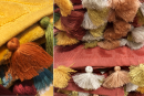 <p class="" data-start="296" data-end="429">Tassels add that <strong>finishing touch</strong> every boho piece needs on pillows, throws, bags or fashion.</p>
<p class="" data-start="431" data-end="550">🎨 Hand-dyed tones like ochre, rust, olive &amp; sand<br data-start="480" data-end="483">🖐 Perfect for brands, home decor makers &amp; textile crafters</p>
<p class="" data-start="675" data-end="797">#BohoDecor #TextileArtisans #TasselDetails #BohoLiving #HandmadeTouches #BohemianEmbellishments</p>