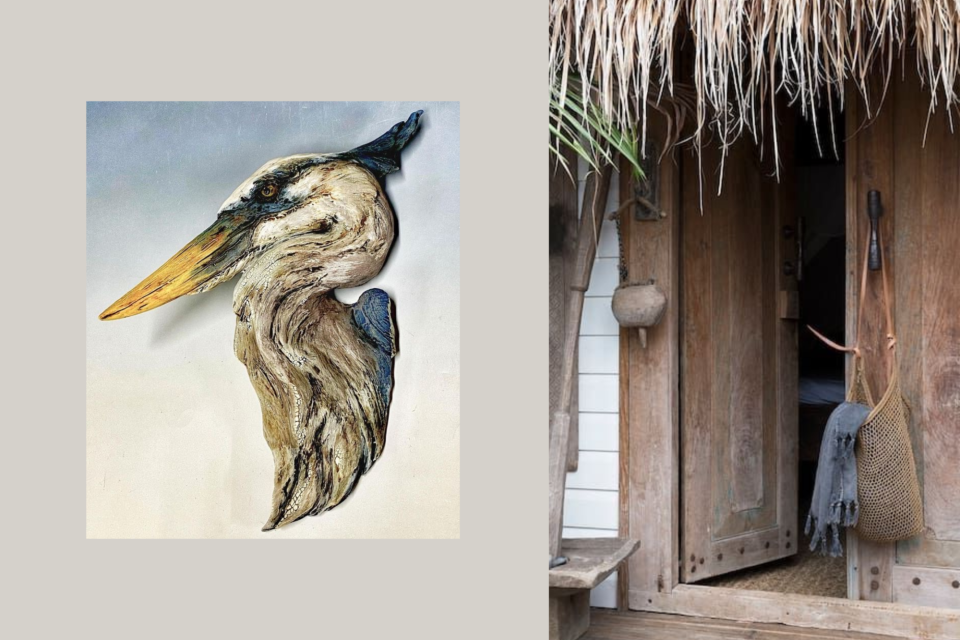 <p class="" data-start="230" data-end="417"><strong>A moment of pause. </strong><br data-start="248" data-end="251">Nature teaches us to be not to rush. <br data-start="289" data-end="292">The softness of feathers, the sculpted silence of a bird watching the wind, the grounding touch of natural materials.</p>
<p class="" data-start="419" data-end="542">🎋 Surround yourself with pieces that reconnect you to balance and breath.</p>
<p class="" data-start="609" data-end="705">#SoulOftulum #BohoWellness #NaturalCalm #TexturalTherapy #SlowLiving #EarthInspired </p>